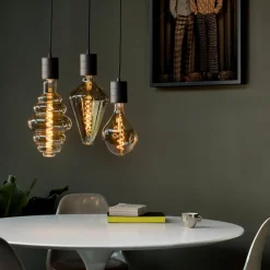 Dæmpbar Led-Pære|Filament Pære ^ Calex Vienna LED-pære E27 6 W dim 2.200 K guld