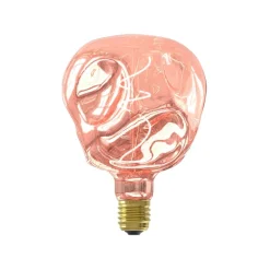 Dæmpbar Led-Pære|Filament Pære ^ Calex XXL Organic Neo LED E27 4 W G125 dim rose