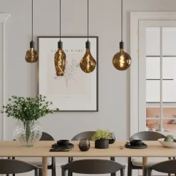 Dæmpbar Led-Pære|Filament Pære ^ Calex XXL Organic Neo LED E27 4 W G125 dim natur