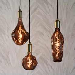 Dæmpbar Led-Pære|Filament Pære ^ Calex XXL Organic Neo LED E27 4 W G125 dim natur