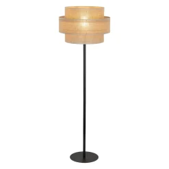 TK Lighting Gulvlamper > Calisto gulvlampe, jute, cylinder, naturbrun, højde 155 cm