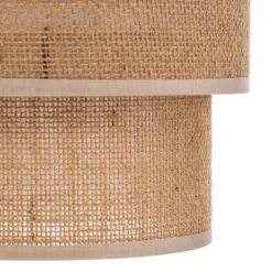 TK Lighting Væglamper > Calisto væglampe, jute, naturbrun, afbryder