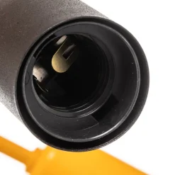 Loftlamper|Loftlamper ^ HELAM Cambridge loftlampe, 4 lyskilder, sort-orange