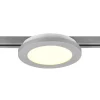 Skinnesystem ^ Trio Lighting Camillus LED-skinnelampe til DUOline, titanium, Ø 17 cm