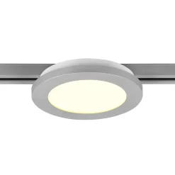 Skinnesystem ^ Trio Lighting Camillus LED-skinnelampe til DUOline, titanium, Ø 17 cm