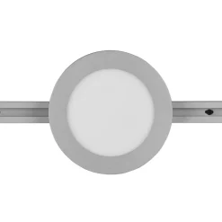 Skinnesystem ^ Trio Lighting Camillus LED-skinnelampe til DUOline, titanium, Ø 17 cm