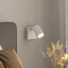 Deko-Light Væglamper|Væglamper > CAN TILT vægspot, hvid, 10 x 10 cm, metal, GU10-kontakt