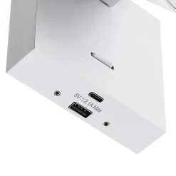 Væglamper|Væglamper ^ Deko-Light CAN TILT vægspot, hvid, 10 x 10 cm, metal, kontakt, USB