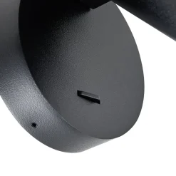 Deko-Light Væglamper|Væglamper > CAN TILT vægspot, sort, Ø 10 cm metal GU10 kontakt