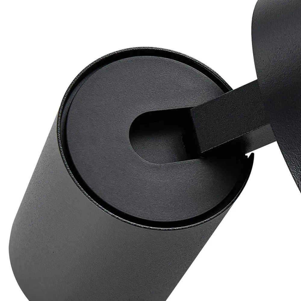 Deko-Light Væglamper|Væglamper > CAN TILT vægspot, sort, Ø 10 cm, metalkontakt USB
