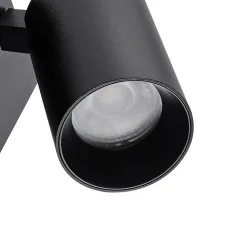 Deko-Light Væglamper|Væglamper > CAN TILT vægspot, sort, 10 x 10 cm, metal, USB-kontakt