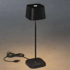 Konstsmide Dekorationsbelysning|Terrassebelysning > Capri LED-bordlampe til udendørs brug, sort