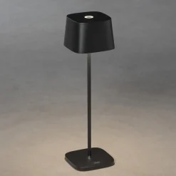 Konstsmide Dekorationsbelysning|Terrassebelysning > Capri LED-bordlampe til udendørs brug, sort