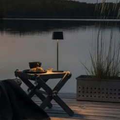 Konstsmide Dekorationsbelysning|Terrassebelysning > Capri LED-bordlampe til udendørs brug, sort