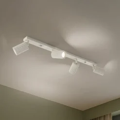 SOLLUX LIGHTING Loftlamper > Carbon loftspot, beige, længde 81 cm, aluminium, 4 lyskilder.