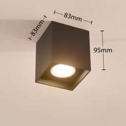 Arcchio Arbejdsrum/Kontor|Loftlamper > Carson - Loftspot til påbygning i sort