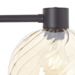 Gulvlamper|Gulvlamper ^ Brilliant Casto gulvlampe, højde 150 cm, rav, glas/metal