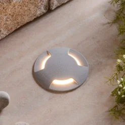 Fumagalli Nedgravet Udebelysning|Udendørs Spot > Ceci 120-3L LED-nedgravningsspot, gråt, CCT
