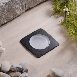 Nedgravet Udebelysning|Udendørs Spot ^ Fumagalli Ceci 120-SQ LED-nedgravningsspot, sort, CCT