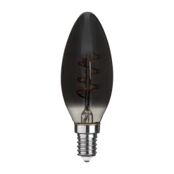 STAR TRADING Filament Pære > C35 E14 LED-kertepære 3 W 1.800 K 50 lumen, røg