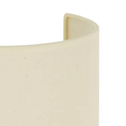 Væglamper|Væglamper ^ Duolla Celine væglampe, beige, stof, E27