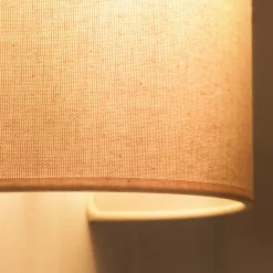 Væglamper|Væglamper ^ Duolla Celine væglampe, beige, stof, E27