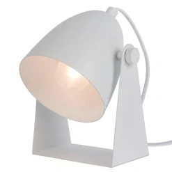 Lucide Arbejdsrum/Kontor|Bordlamper > Chago bordlampe i metal, hvid