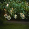 STAR TRADING Dekorationsbelysning|Solcellelamper > Chania LED-solcellelyskæde, 8 lyskilder