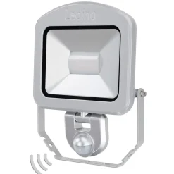 Udendørs Spot ^ Ledino Charlottenburg spotlight, sensor, sølv 30W 3.000K