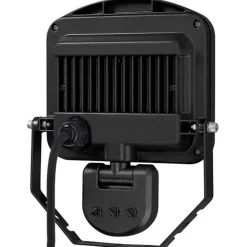 Ledino Væglampe Med Sensor|Udendørs Spot > Charlottenburg spotlight sensor sort 3.000K 20W