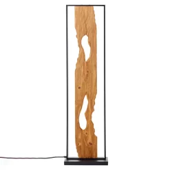 Gulvlamper|Gulvlamper ^ Brilliant Chaumont LED-gulvlampe af træ