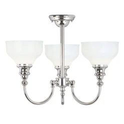 Elstead Loftlamper > Cheadle badeværelsesloftlampe med 3 pærer