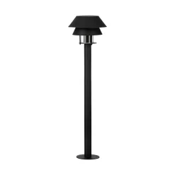 Gadebelysning ^ EGLO Chiappera vejlampe med dobbelt skærm