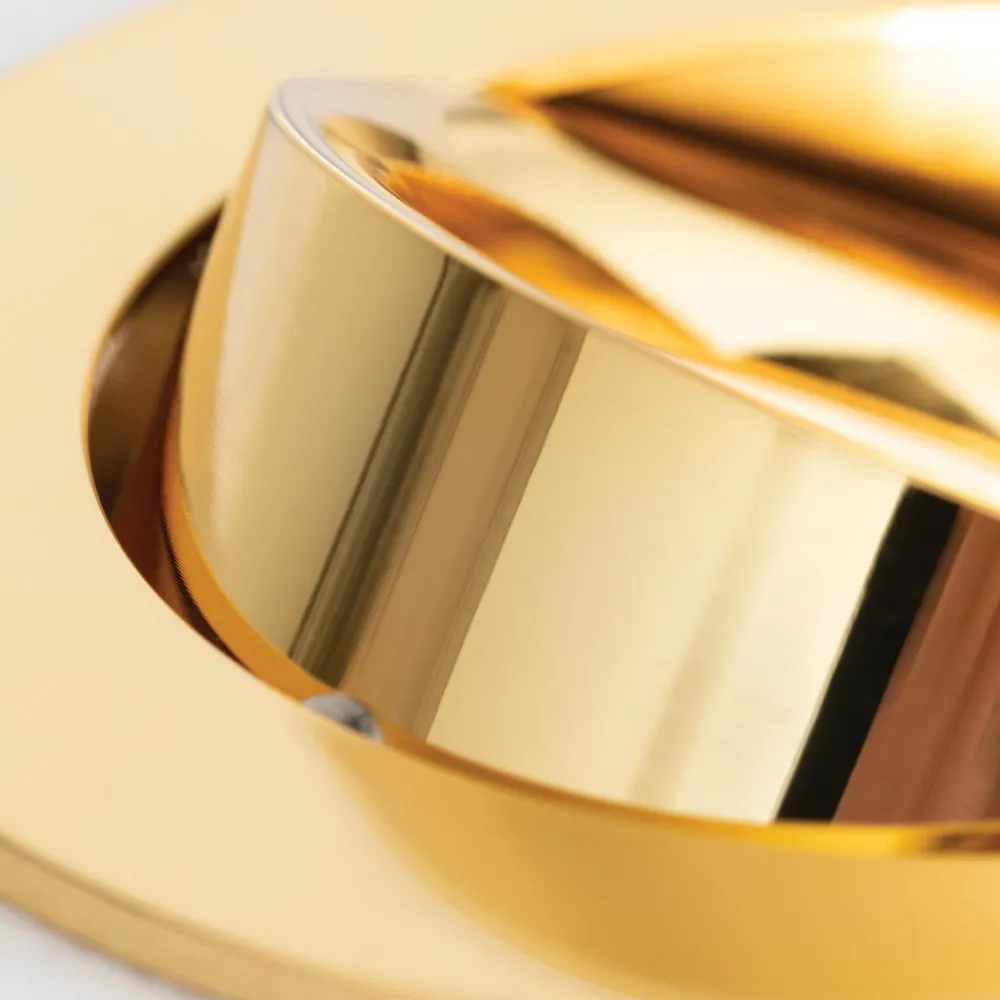 Loftlamper|Loftlamper ^ ORION Choice indbygningsspot aluminium, kan roteres guld
