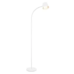Briloner Gulvlamper|Gulvlamper > Cielo LED-gulvlampe, hvid, touchdæmper, USB-kabel