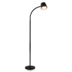Briloner Gulvlamper|Gulvlamper > Cielo LED-gulvlampe, sort, touchdæmper, USB-kabel