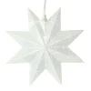 STAR TRADING Julepynt|Julestjerner > Classic dekostjerne af metal, hvid