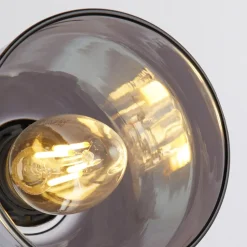 Searchlight Gulvlamper|Gulvlamper > Classy 3 lyskilder gulvlampe, røget glas