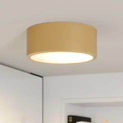 TEMAR LIGHTING Loftlamper|Loftlamper > Cleo loftlampe, Ø 20 cm, IP20, guldfarvet, metal, E27
