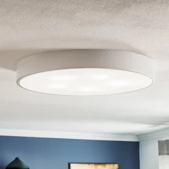 TEMAR LIGHTING Loftlamper|Pendellamper > Cleo loftlampe, Ø 60 cm, IP20, hvid, metal, E27
