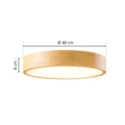 TEMAR LIGHTING Loftlamper|Loftlamper > Cleo loftlampe, Ø 48 cm, 4 lyskilder, egetræ, E27