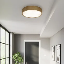 TEMAR LIGHTING Loftlamper|Loftlamper > Cleo loftlampe, Ø 48 cm, 4 lyskilder, egetræ, E27