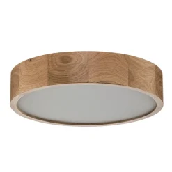 TEMAR LIGHTING Gang|Loftlamper > Cleo loftlampe, Ø 38 cm, 3 lyskilder, egetræ, E27