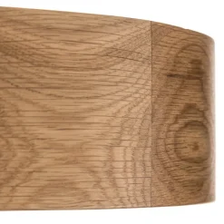 TEMAR LIGHTING Gang|Loftlamper > Cleo loftlampe, Ø 38 cm, 3 lyskilder, egetræ, E27
