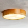Loftlamper ^ TEMAR LIGHTING Cleo loftlampe, Ø 37,5 cm, 3 lyskilder, fyrretræ, E27