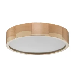 Loftlamper ^ TEMAR LIGHTING Cleo loftlampe, Ø 37,5 cm, 3 lyskilder, fyrretræ, E27
