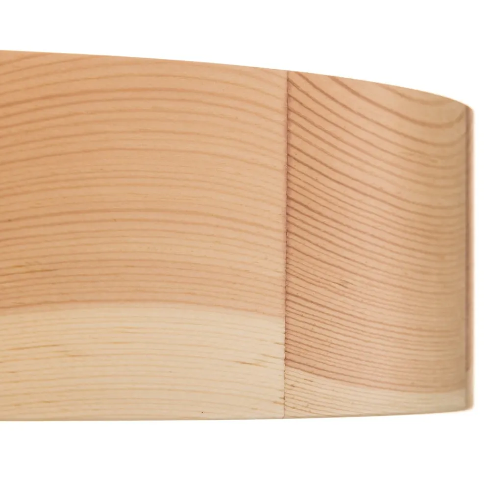 Loftlamper ^ TEMAR LIGHTING Cleo loftlampe, Ø 37,5 cm, 3 lyskilder, fyrretræ, E27