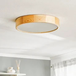 Gang|Loftlamper ^ TEMAR LIGHTING Cleo loftlampe, Ø 47,5 cm, 4 lyskilder, fyrretræ, E27