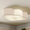 Gang|Loftlamper ^ TK Lighting Cloud loftlampe, hvid, tekstil, længde 62 cm, E27, 4 lyskilder.