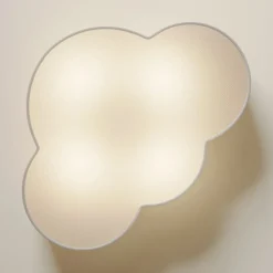 Gang|Loftlamper ^ TK Lighting Cloud loftlampe, hvid, tekstil, længde 62 cm, E27, 4 lyskilder.